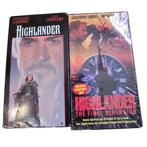 Lot of 2 VHS Highlander movies